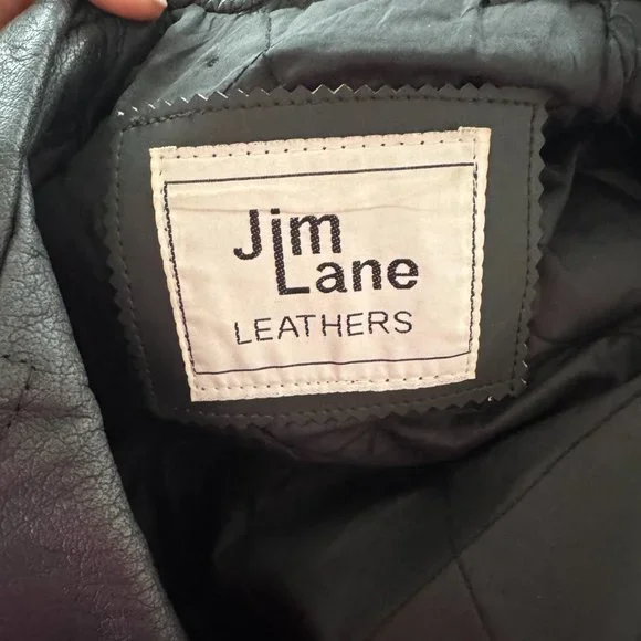 Jim Lane Leather Motorcycle Jacket size 42 - Picture 10 of 11